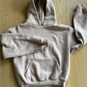 Cozy Beige Hoodie Size Small